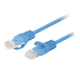 Lanberg Patchcord CAT.6 UTP 0.25M fluke passed 10-pack, Blue | PCU6-20CC-0025-B