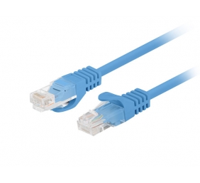 Lanberg Patchcord CAT.6 UTP 0.5M fluke passed 10-pack, Blue | PCU6-20CC-0050-B