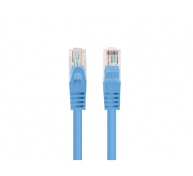 Lanberg Patchcord CAT.6 UTP 0.5M fluke passed 10-pack, Blue | PCU6-20CC-0050-B