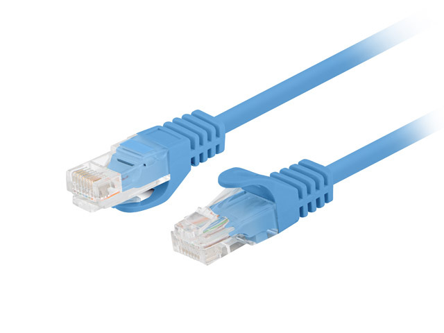 Lanberg Patchcord CAT.6 UTP 1.5M fluke passed 10-pack, Blue | PCU6-20CC-0150-B