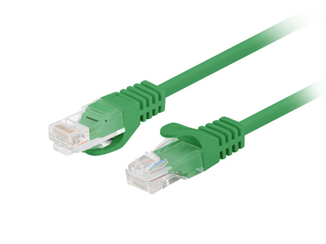 Lanberg Patchcord CAT.6 UTP 0.5M fluke passed 10-pack, Green | PCU6-20CC-0050-G