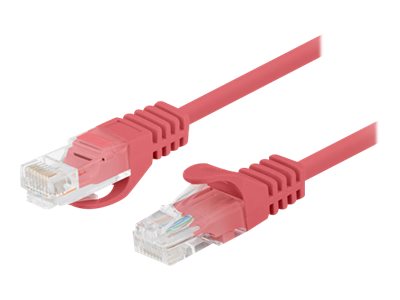 Lanberg Patchcord CAT.6 UTP 1M fluke passed 10-pack, Red | PCU6-20CC-0100-R