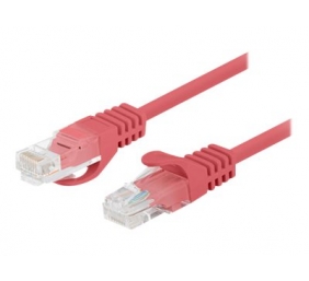 Lanberg Patchcord CAT.6 UTP 3M fluke passed 10-pack, Red | PCU6-20CC-0300-R