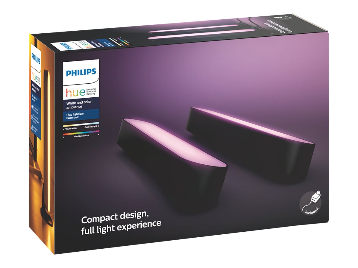 Philips Hue | Lightbar Twin Pack | Hue Play | 42 W | 2000-6500 Hue White Color Ambiance