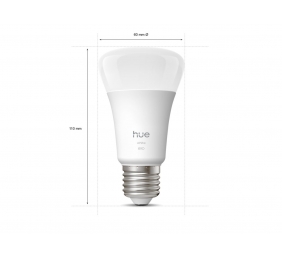 Philips Hue W 810 A60 2P EU | E27 | 7 W | Warm white to cool white light | Bluetooth, Zigbee