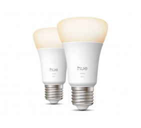 Philips Hue W 810 A60 2P EU | E27 | 7 W | Warm white to cool white light | Bluetooth, Zigbee