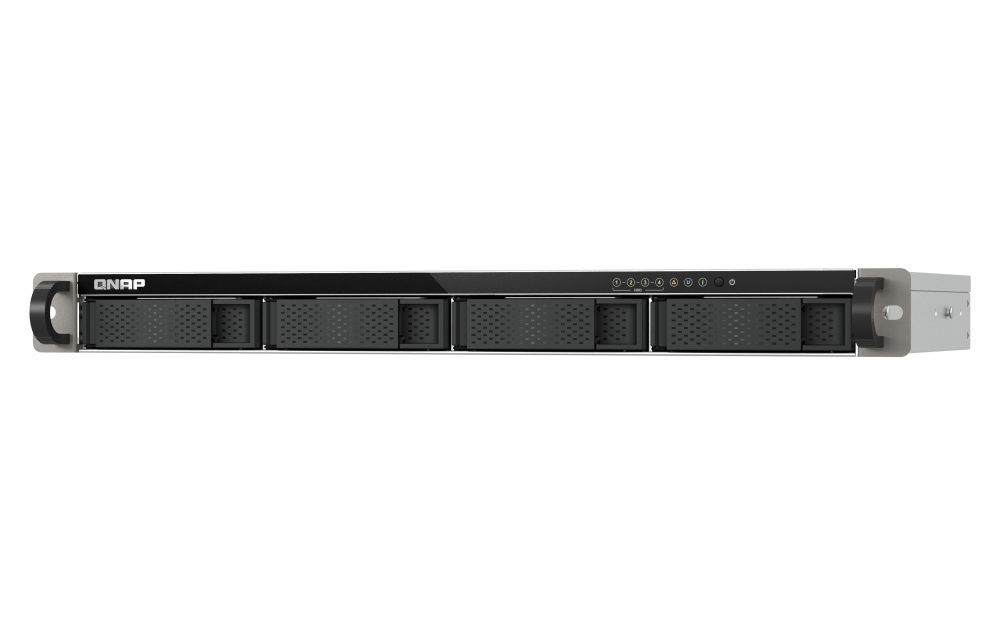 QNAP 4-bay ARM quad-core NAS 10GbE SFP+ and 2.5GbE connectivity | TS-432XEU-4G | Cortex-A57 | 16 GB | Black