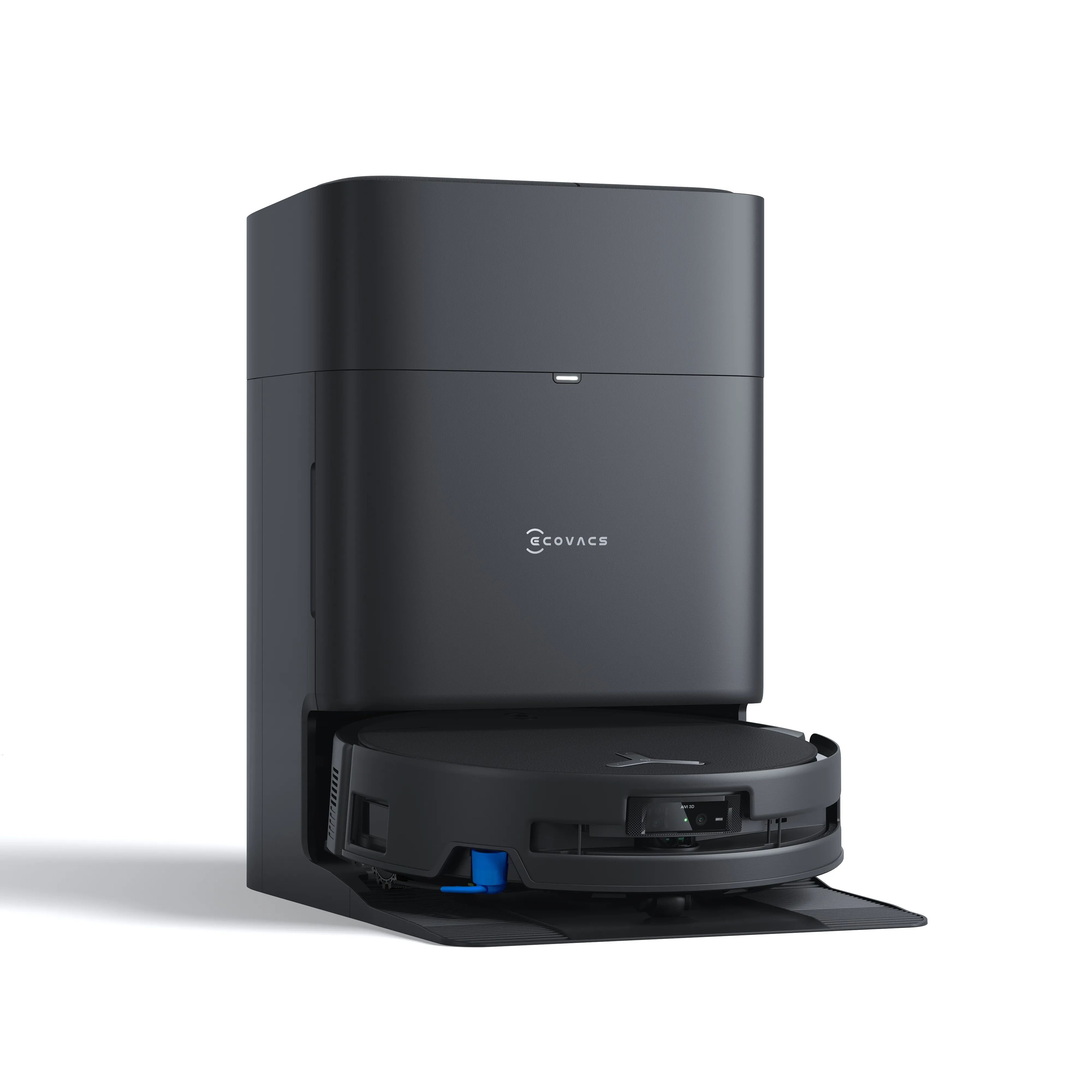 Ecovacs Robotic Vacuum Cleaner | DEEBOT T80S OMNI BLACK | Wet&Dry | 6400 mAh | 24800 Pa | Black