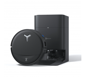 Ecovacs Robotic Vacuum Cleaner | DEEBOT T80S OMNI BLACK | Wet&Dry | 6400 mAh | 24800 Pa | Black