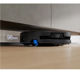 Ecovacs Robotic Vacuum Cleaner | DEEBOT T80S OMNI BLACK | Wet&Dry | 6400 mAh | 24800 Pa | Black