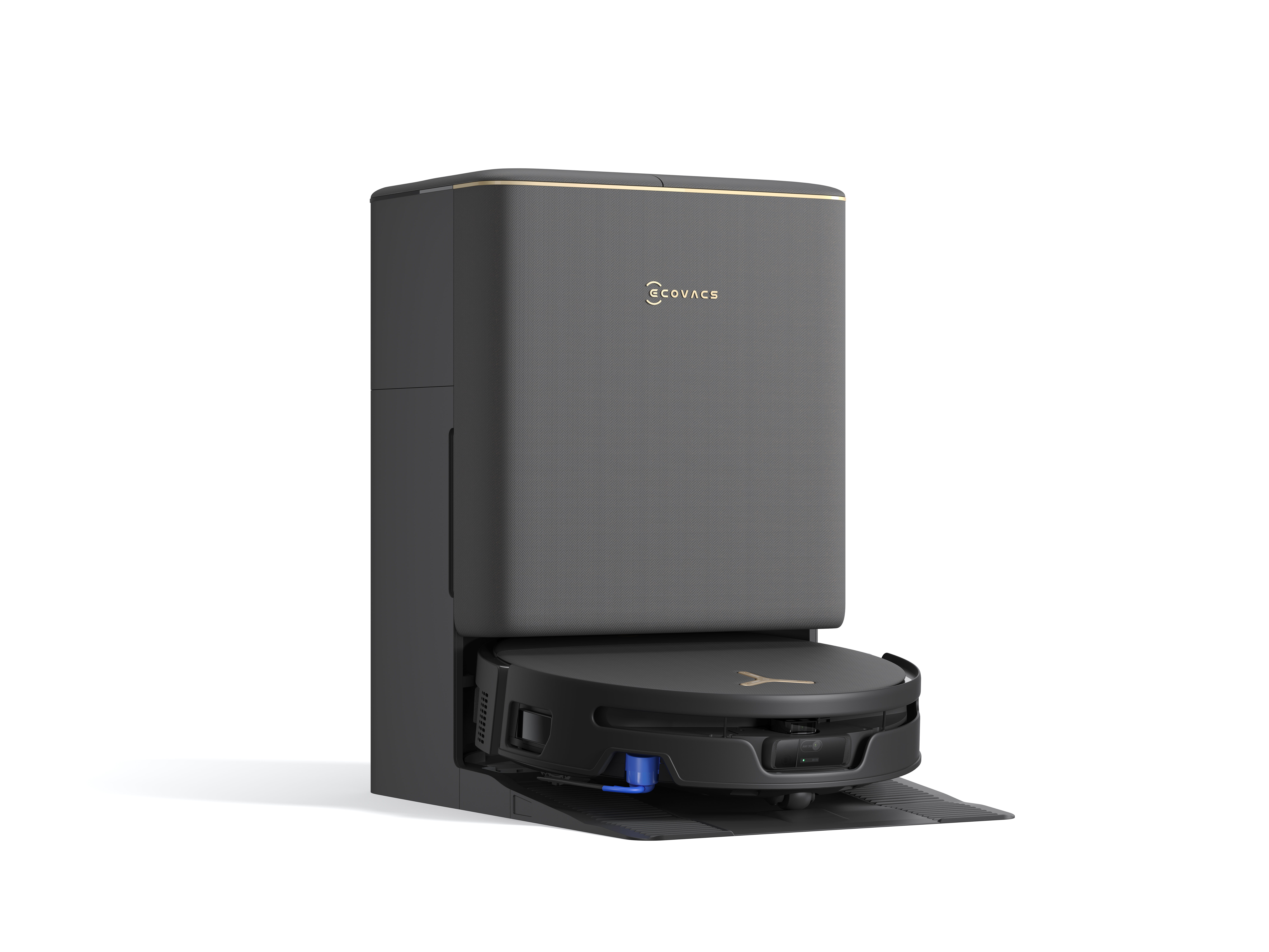 Ecovacs DEEBOT T90S PRO OMNI Vacuum Cleaner,Robot,Wet&Dry,40000Pa,TruEdge 3.0,ZeroTangle 4.0,OZMO Roller 3.0,Black+OMNI Auto-Empty Station