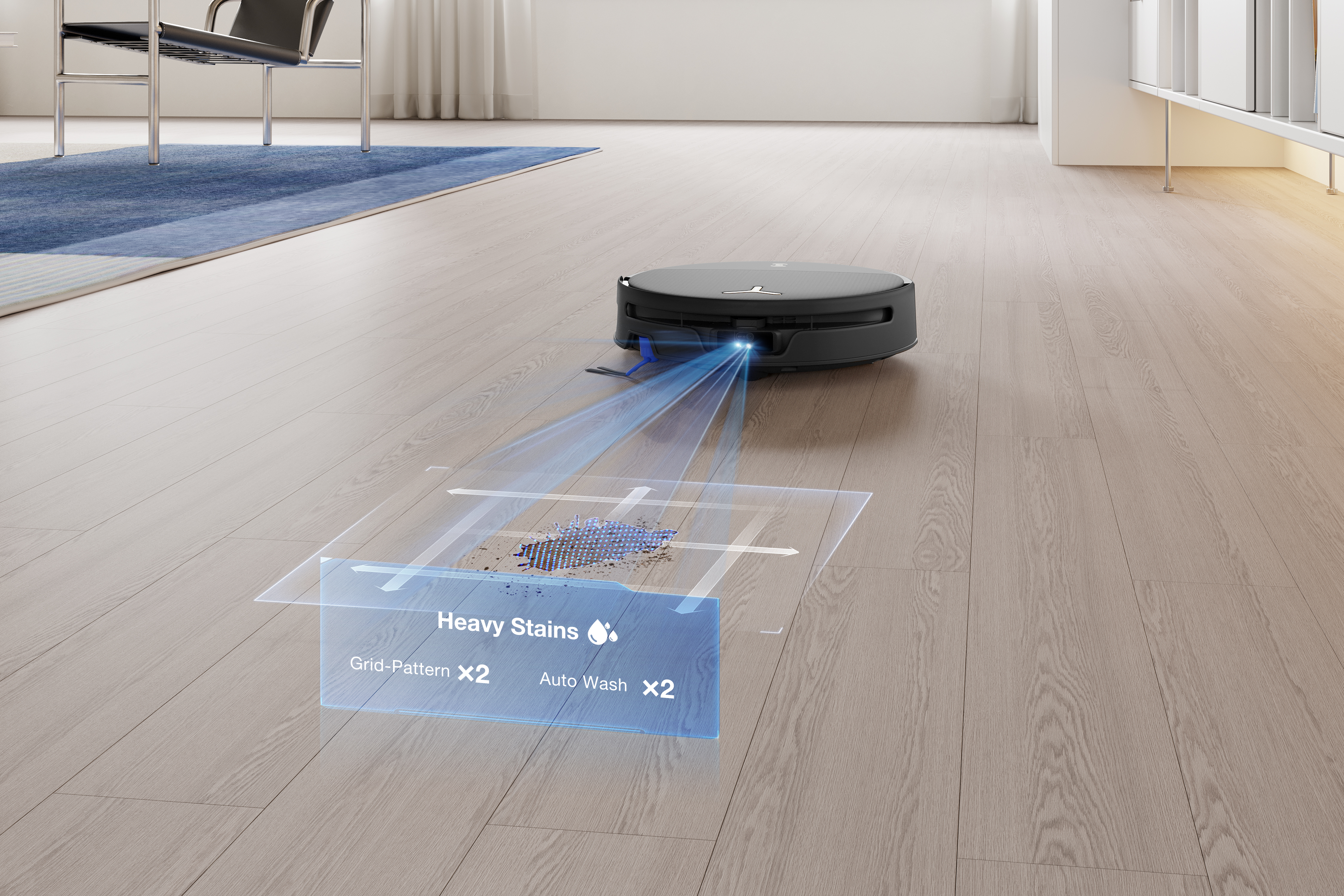 Ecovacs DEEBOT T90S PRO OMNI Vacuum Cleaner,Robot,Wet&Dry,40000Pa,TruEdge 3.0,ZeroTangle 4.0,OZMO Roller 3.0,Black+OMNI Auto-Empty Station