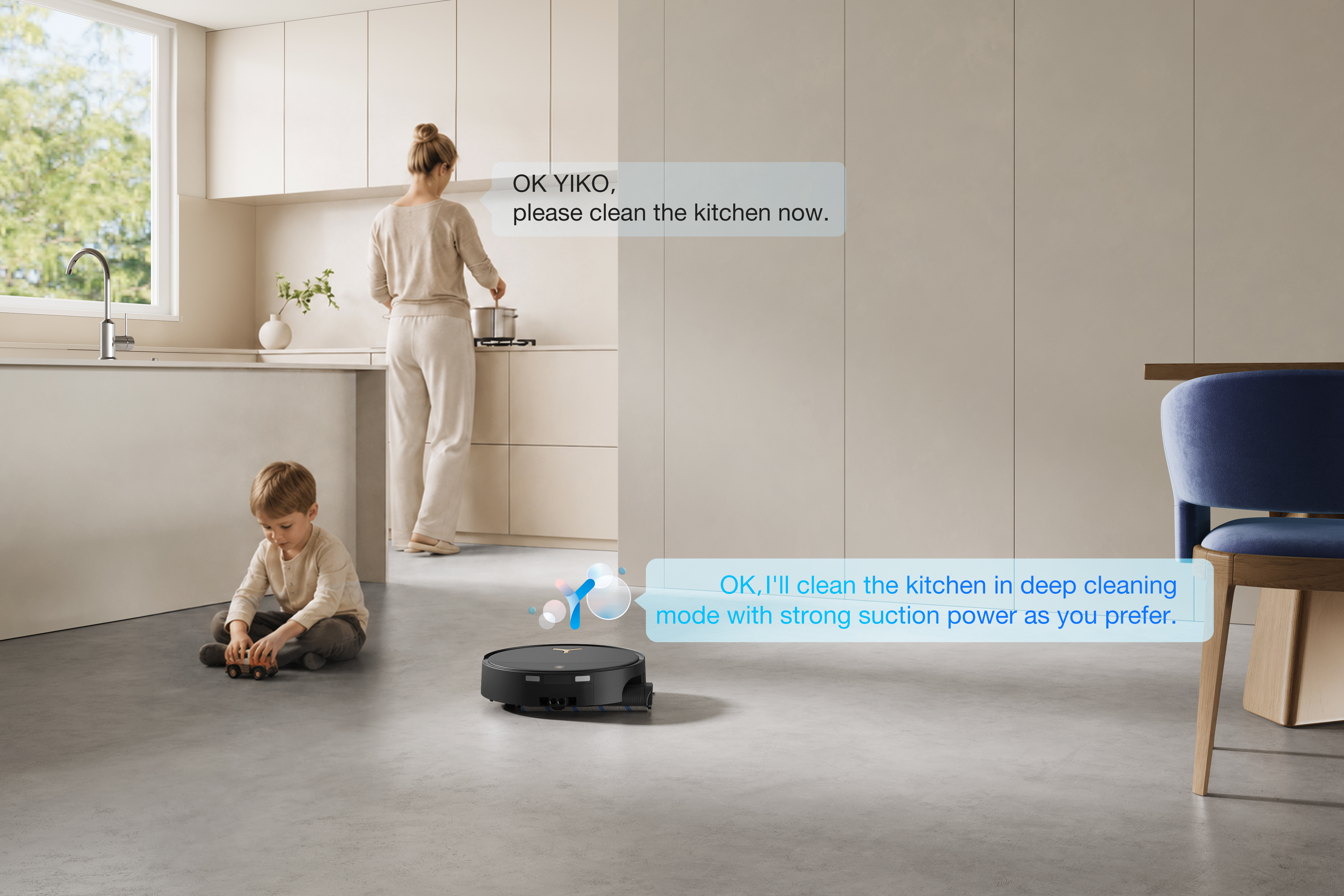 Ecovacs DEEBOT T90S PRO OMNI Vacuum Cleaner,Robot,Wet&Dry,40000Pa,TruEdge 3.0,ZeroTangle 4.0,OZMO Roller 3.0,Black+OMNI Auto-Empty Station