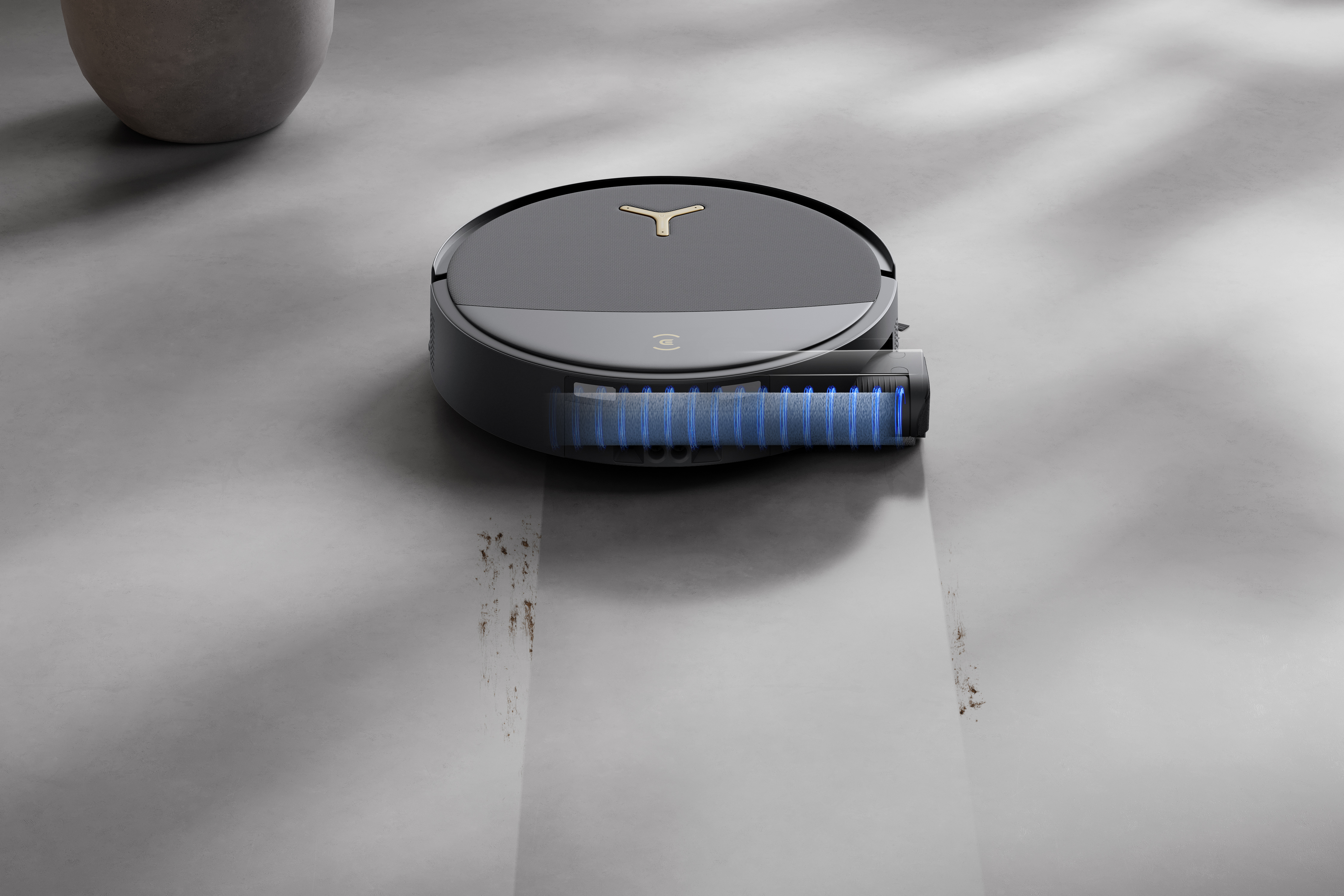 Ecovacs DEEBOT T90S PRO OMNI Vacuum Cleaner,Robot,Wet&Dry,40000Pa,TruEdge 3.0,ZeroTangle 4.0,OZMO Roller 3.0,Black+OMNI Auto-Empty Station