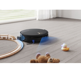 Ecovacs DEEBOT T90S PRO OMNI Vacuum Cleaner,Robot,Wet&Dry,40000Pa,TruEdge 3.0,ZeroTangle 4.0,OZMO Roller 3.0,Black+OMNI Auto-Empty Station