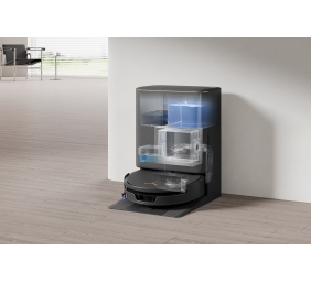 Ecovacs DEEBOT T90S PRO OMNI Vacuum Cleaner,Robot,Wet&Dry,40000Pa,TruEdge 3.0,ZeroTangle 4.0,OZMO Roller 3.0,Black+OMNI Auto-Empty Station