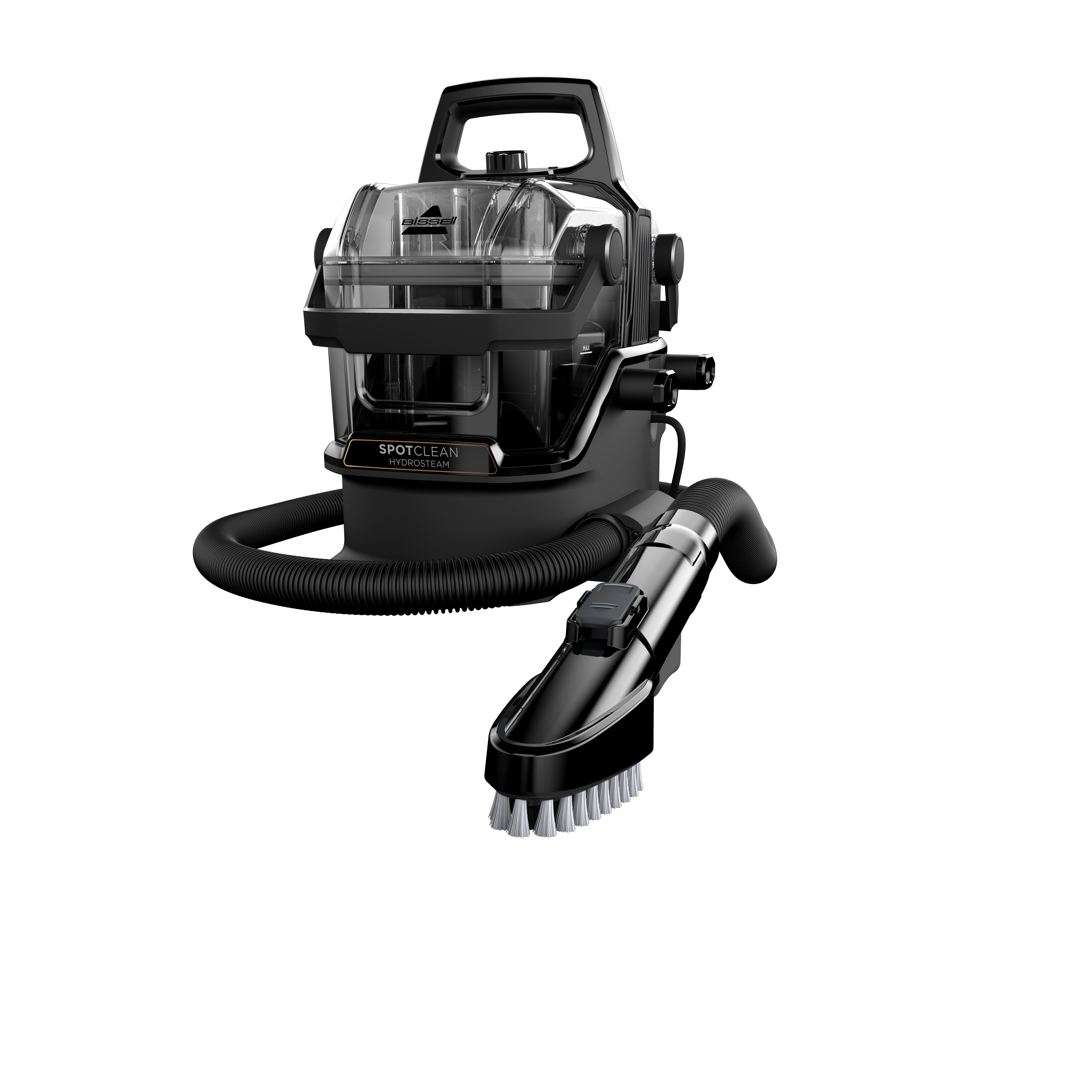Bissell | Portable Carpet and Upholstery Cleaner | SpotClean HydroSteam Select | Corded operating | Washing function | 1000 W | Black
