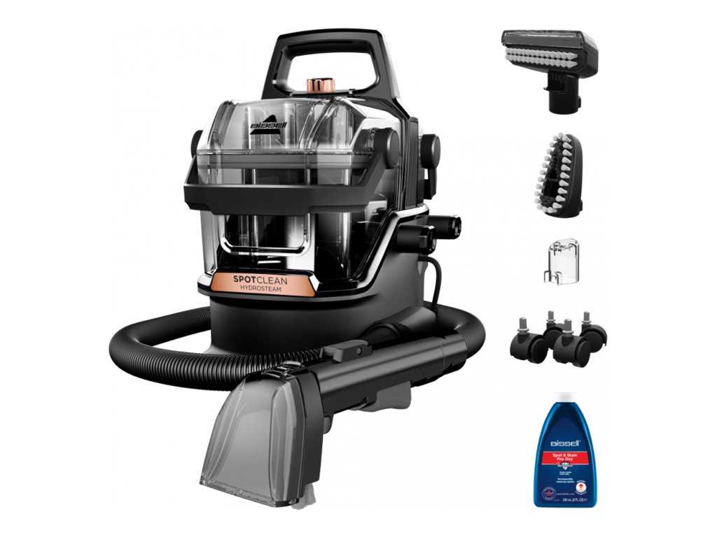 Bissell | Portable Carpet and Upholstery Cleaner | SpotClean HydroSteam Pro | Corded operating | Washing function | 1000 W | Black