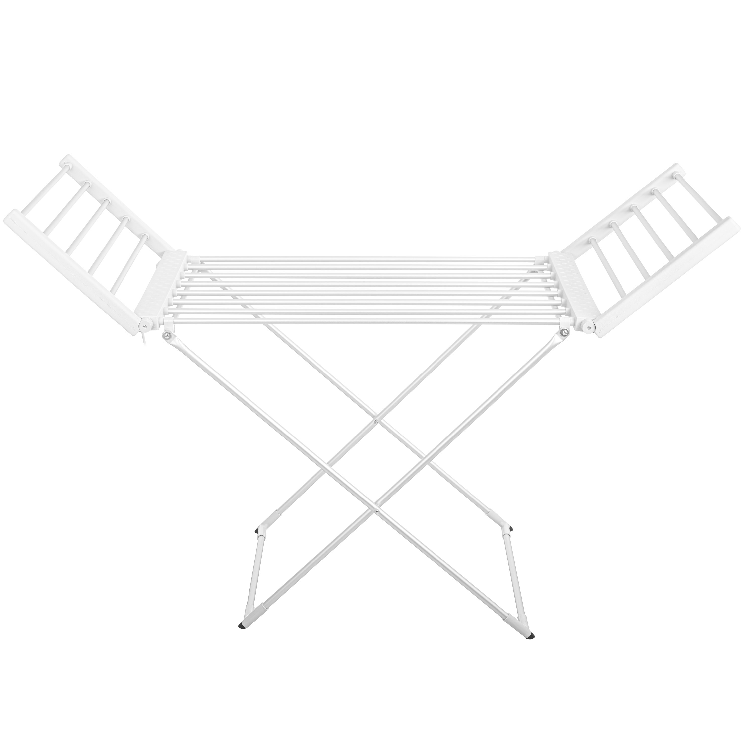 Adler | Foldable electric clothes drying rack | AD 7821 | 220 W | Silver/White