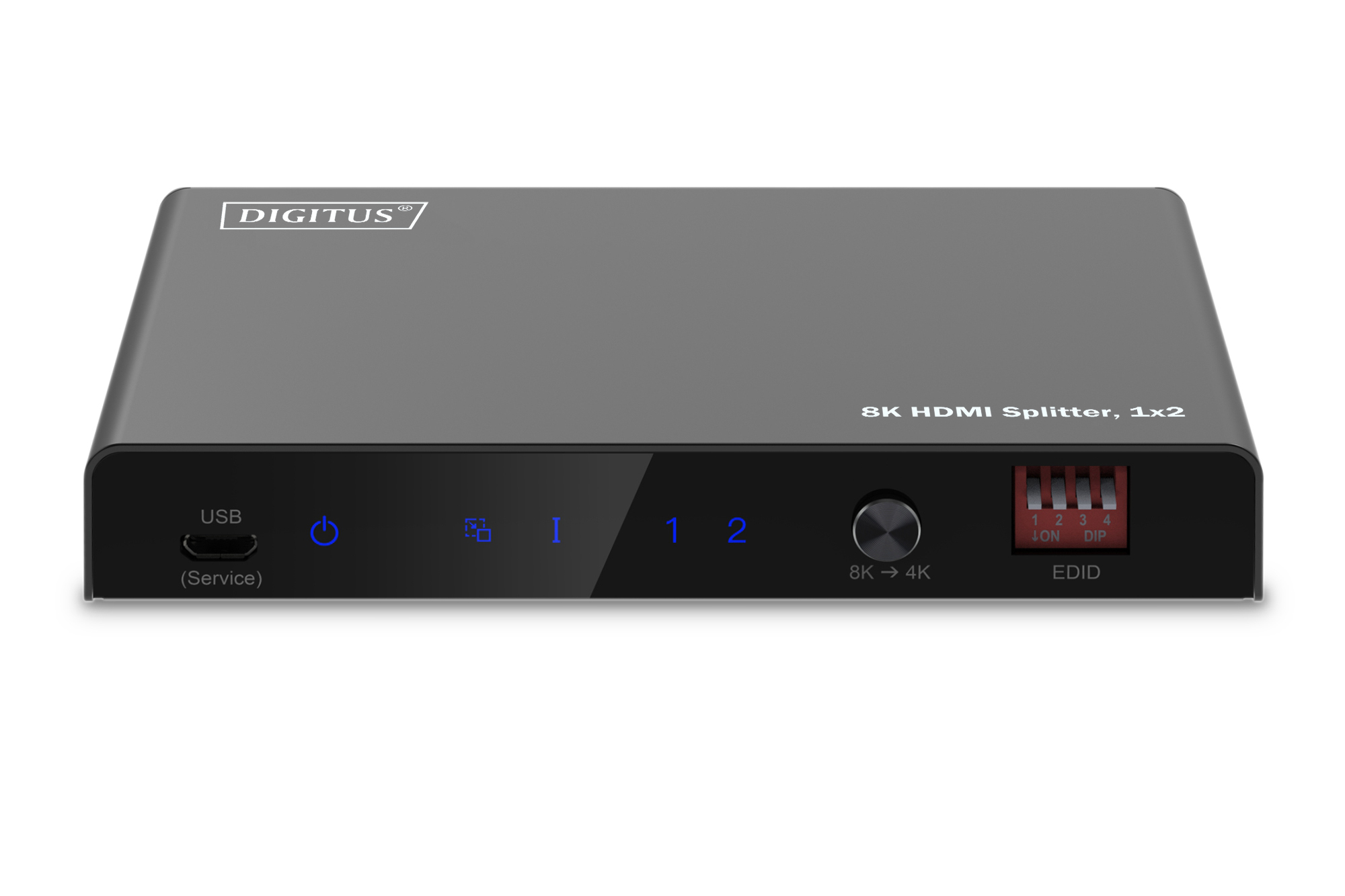 Digitus 8K HDMI Splitter, 1x2 | DS-55339 | Black