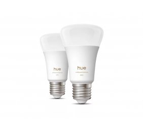 Philips Hue WA 810 A60 2P EU | E27 | 6 W | White and colour light | Bluetooth and Zigbee