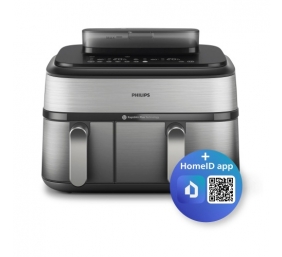 Philips 5000 Series NA555/00 Karšto oro gruzdintuvė 9 L 2750 W, Silver