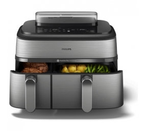 Philips 5000 Series NA555/00 Karšto oro gruzdintuvė 9 L 2750 W, Silver