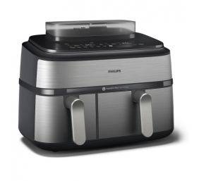 Philips 5000 Series NA555/00 Karšto oro gruzdintuvė 9 L 2750 W, Silver