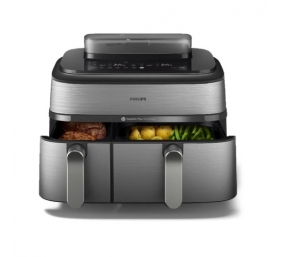 Philips 5000 Series NA555/00 Karšto oro gruzdintuvė 9 L 2750 W, Silver