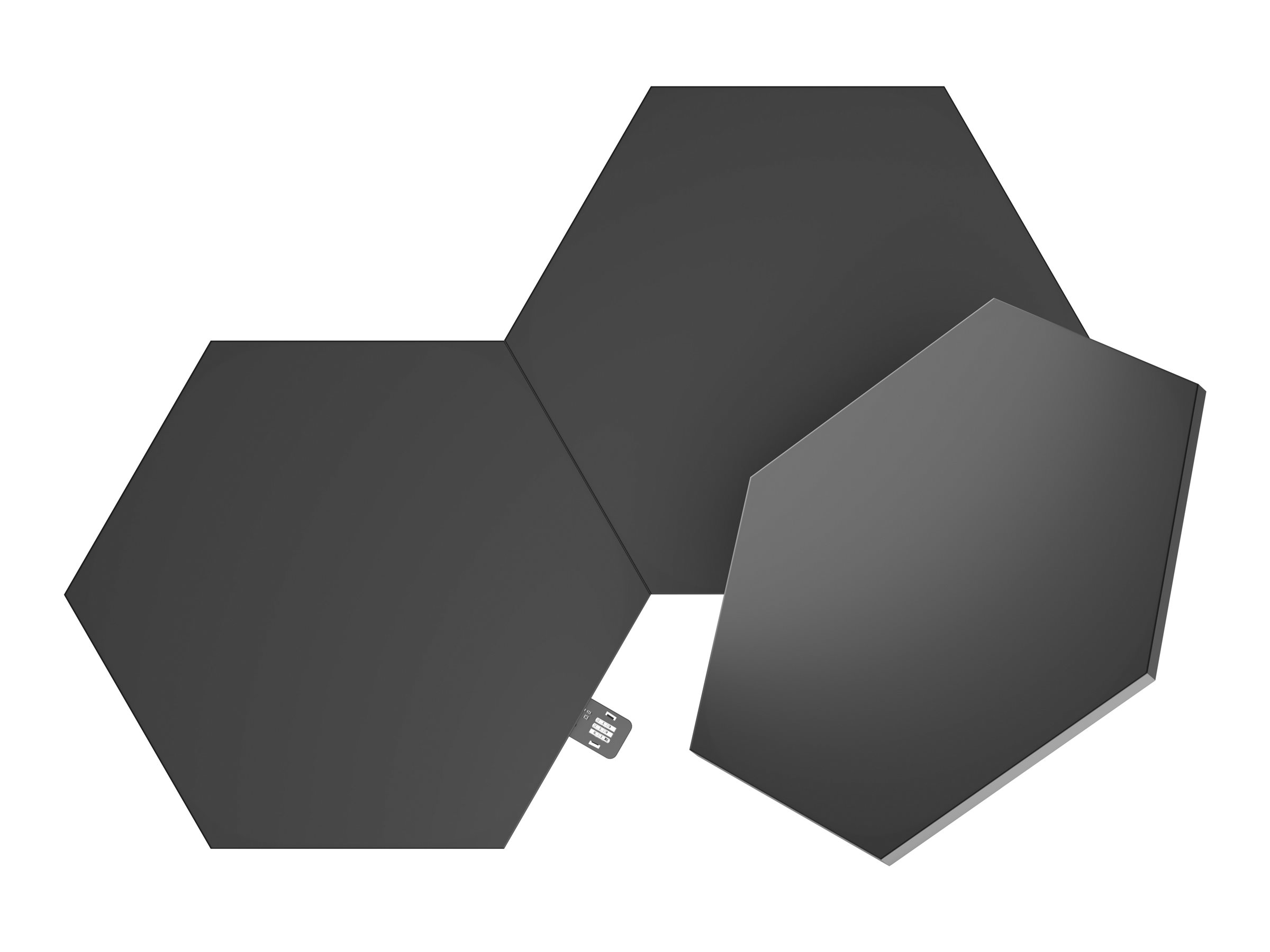 Nanoleaf | Shapes Black Hexagon Expansion pack (3 panels) | 42 W | WiFi