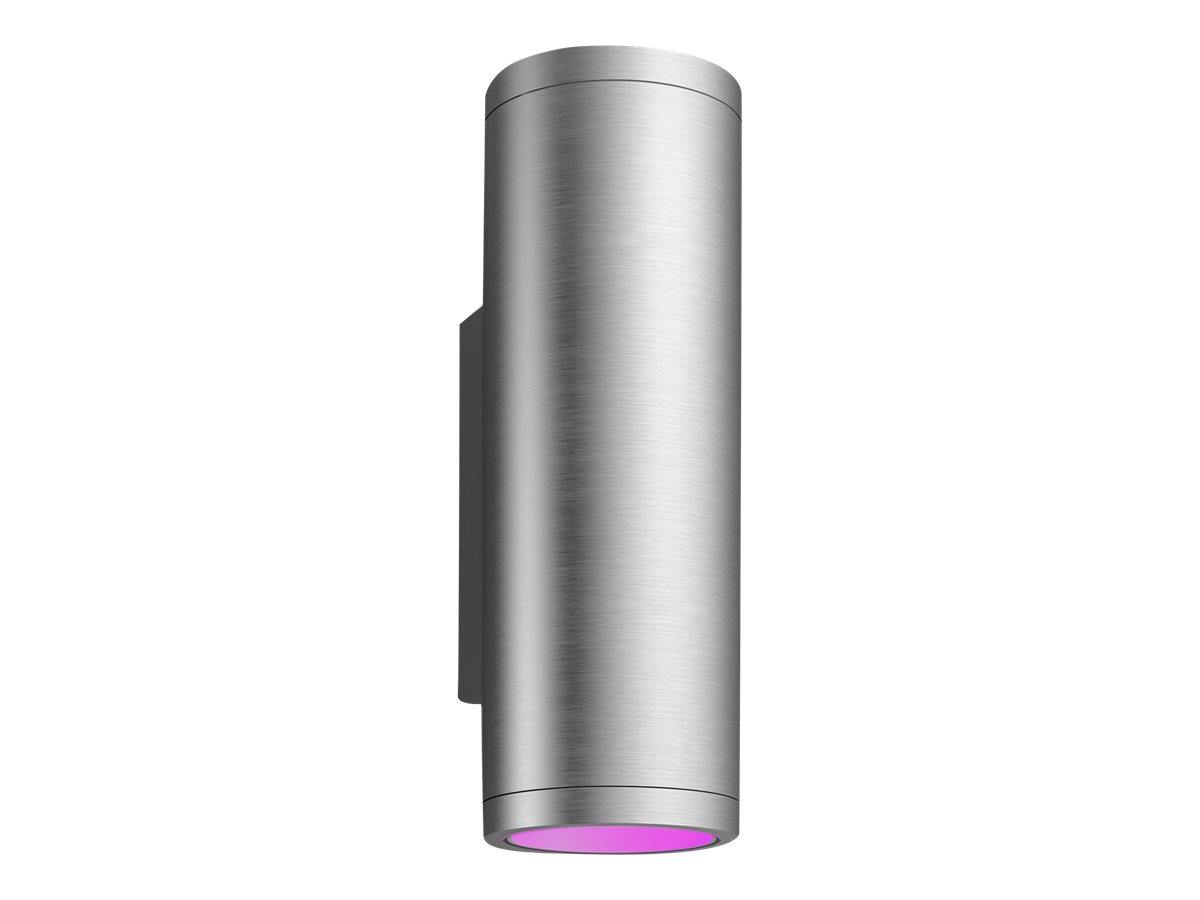 Philips Hue WCA Appear Outdoor Wall Lantern, Inox | 8 W | 2000-6500 Hue White Colour Ambiance