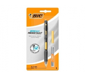 Bic Automatinis pieštukas BREAK RESIST HB, 0.7 mm + trintukas + šerdelės