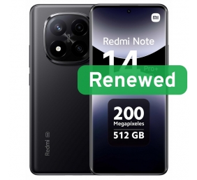 Xiaomi Renewed | Grade A | Redmi Note 14 Pro+ | 256 GB | Midnight Black | 5G | O