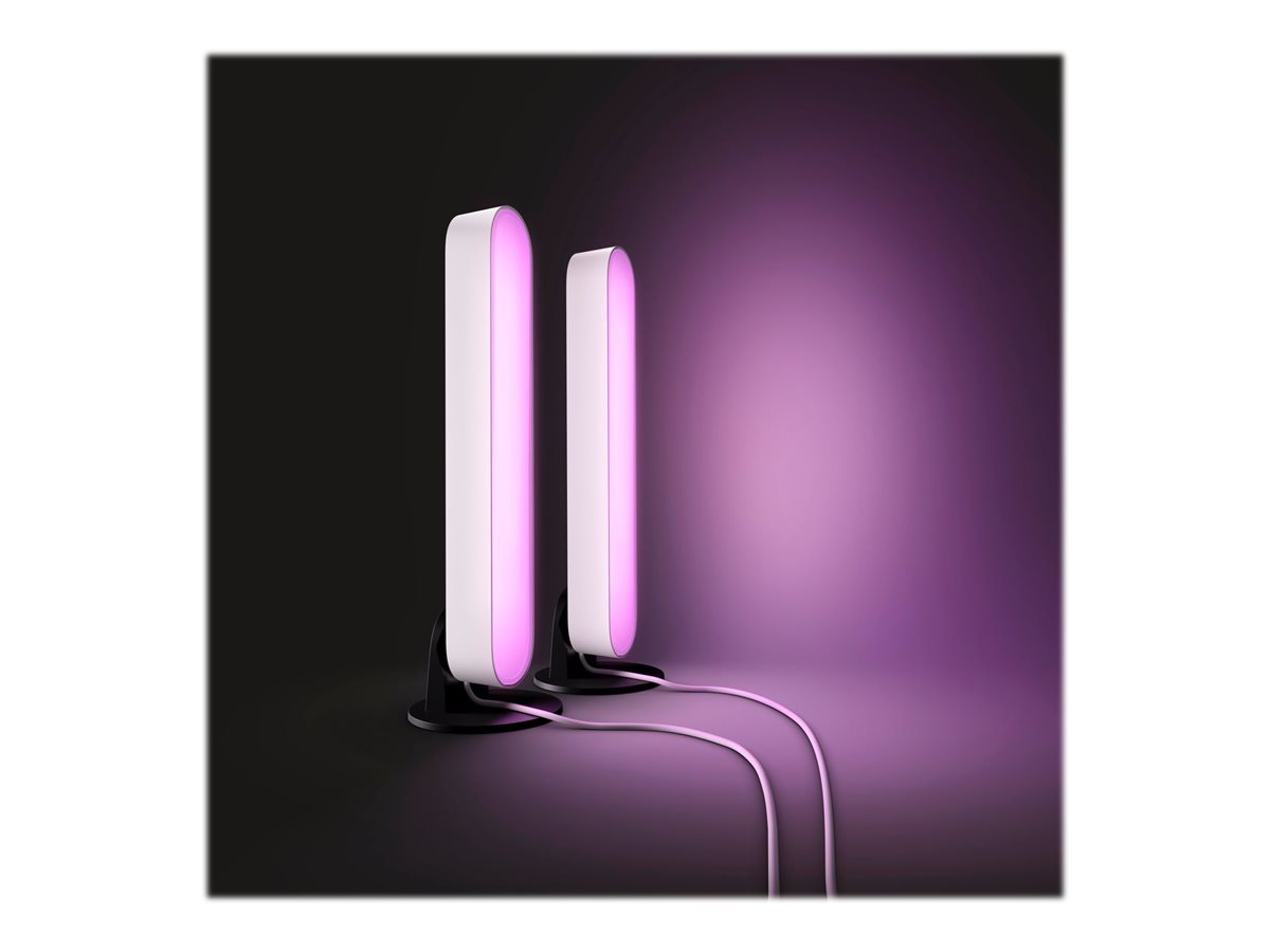 Philips Hue Play WCA Lightbar Base, Twin pack, White | 42 W | 2000-6500 Hue White Colour Ambiance