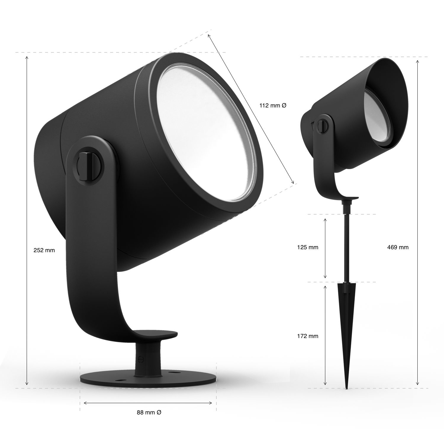 Philips Hue WCA Lily XL Outdoor Spot Light 24V | 15 W | 2000-6500 Hue White Colour Ambiance