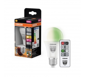 Osram Žalgiris Edition E27 1055lm LED Lamp with Remote | E27 | 9.5 W | 2700K warm white, green