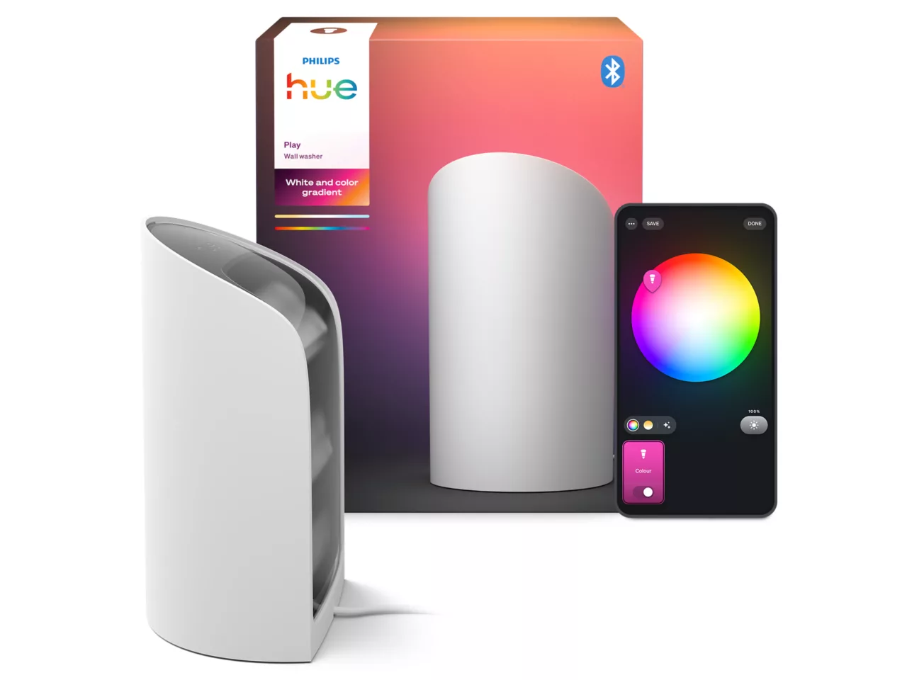Philips Hue Play wall washer, white, EU/UK | Colored and white light (RBGW)