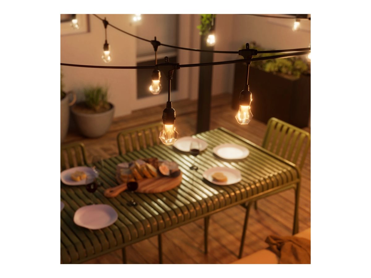 Nanoleaf Essentials Matter Smart Multicolour Outdoor String Lights Expansion 15m | 16M+