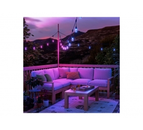 Nanoleaf Essentials Matter Smart Multicolour Outdoor String Lights Expansion 15m | 16M+