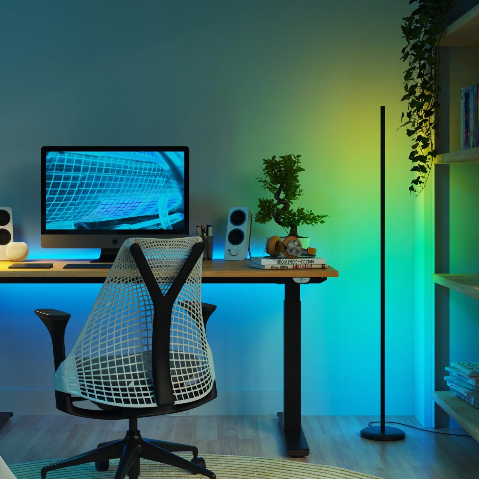 Nanoleaf Floor Lamp Smart Matter WiFi | 22 W | RGBW