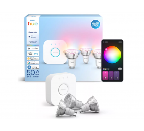 Philips Hue E WCA 345 GU10 3kit EU | GU10 | 3 W | 16 million colors, White and colored light