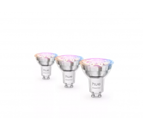 Philips Hue E WCA 345 GU10 3P EU | E27 | 8 W | 16 million colors, White and colored light