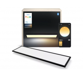Philips Hue Aurelle rectangular panel light, Black, 120 x 30 cm | 2200-6500 Hue White Ambiance