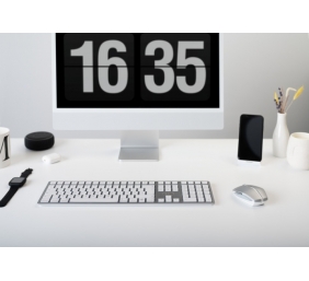 Cherry GENTIX BT (JW-7500-20) Belaidė pelė, Bluetooth, 2000 DPI, Frosted Silver