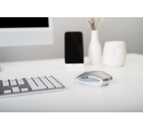 Cherry GENTIX BT (JW-7500-20) Belaidė pelė, Bluetooth, 2000 DPI, Frosted Silver