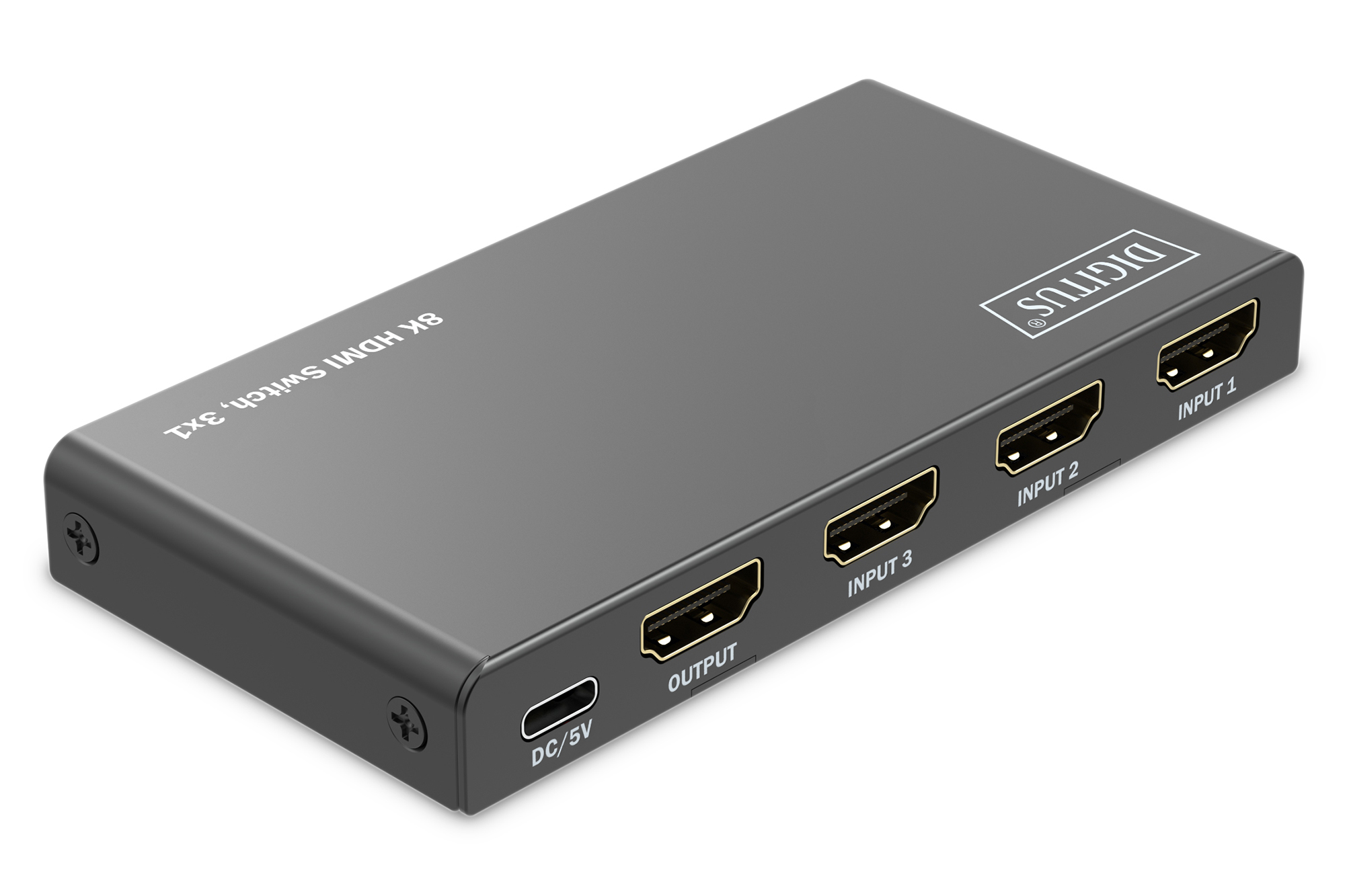 Digitus 8K HDMI Switch, 3x1 | DS-55333 | Black