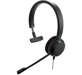 Jabra Evolve 20 MS Mono Laidinės ausinės, USB-A, Juoda