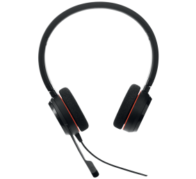 Laidinės ausinės su mikrofonu Jabra Evolve 20 UC Stereo Office/Call center USB Type-A, Juoda