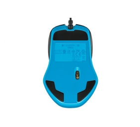 Logitech G G300S Laidinė žaidimų pelė, USB Type-A, 2500 DPI, Juoda/Mėlyna