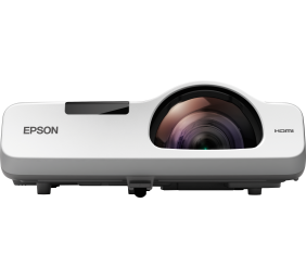 Epson Short Throw Series EB-530 XGA (1024x768), 3200 ANSI lumens, 16.000:1, White, Lamp warranty 12 month(s)